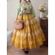 Miss Point Sunflower Gardening Skirt(Reservation/2 Colours/Full Payment Without Shipping)